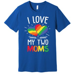 Great Gift Design Of Lesbian Moms Cool Gift Premium T-Shirt