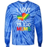 Great Gift Design Of Lesbian Moms Cool Gift Tie-Dye Long Sleeve Shirt