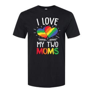 Great Gift Design Of Lesbian Moms Cool Gift Softstyle CVC T-Shirt