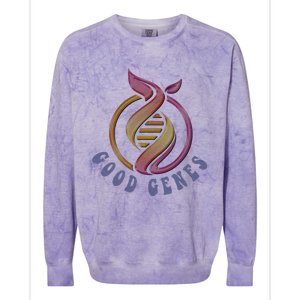 Good Genes DNA Day Colorblast Crewneck Sweatshirt