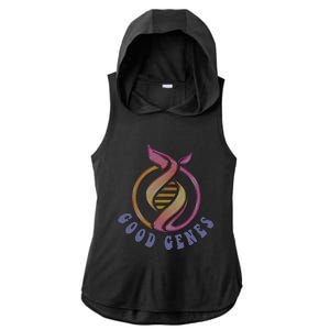 Good Genes DNA Day Ladies PosiCharge Tri-Blend Wicking Draft Hoodie Tank