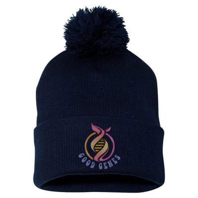 Good Genes DNA Day Pom Pom 12in Knit Beanie