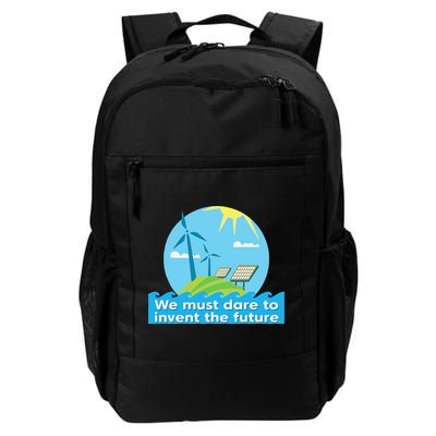 Go Green Earth Day Renewable Energy Sun Solar Wind Power Backpack