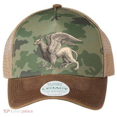 Griffin Gift Eagle Lion Medieval Bird Mythical Creature Gift Legacy Tie Dye Trucker Hat