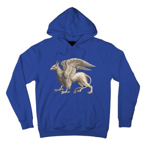 Griffin Gift Eagle Lion Medieval Bird Mythical Creature Gift Hoodie