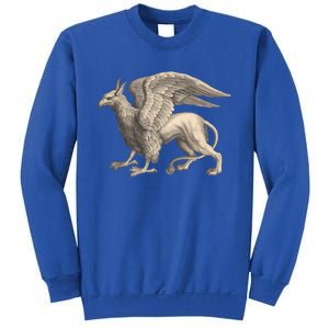 Griffin Gift Eagle Lion Medieval Bird Mythical Creature Gift Sweatshirt