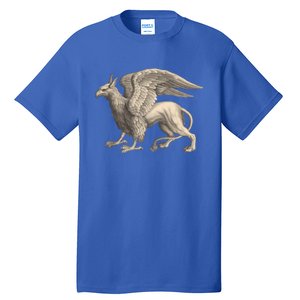 Griffin Gift Eagle Lion Medieval Bird Mythical Creature Gift Tall T-Shirt