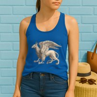 Griffin Gift Eagle Lion Medieval Bird Mythical Creature Gift Womens Tank Top
