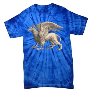 Griffin Gift Eagle Lion Medieval Bird Mythical Creature Gift Tie-Dye T-Shirt