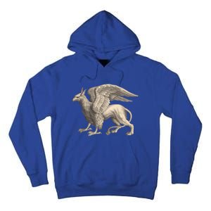 Griffin Gift Eagle Lion Medieval Bird Mythical Creature Gift Tall Hoodie