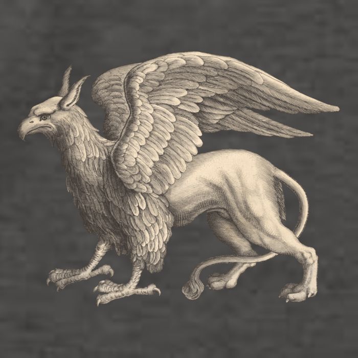 Griffin Gift Eagle Lion Medieval Bird Mythical Creature Gift Vector Backpack