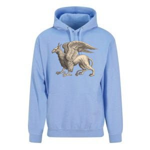 Griffin Gift Eagle Lion Medieval Bird Mythical Creature Gift Unisex Surf Hoodie