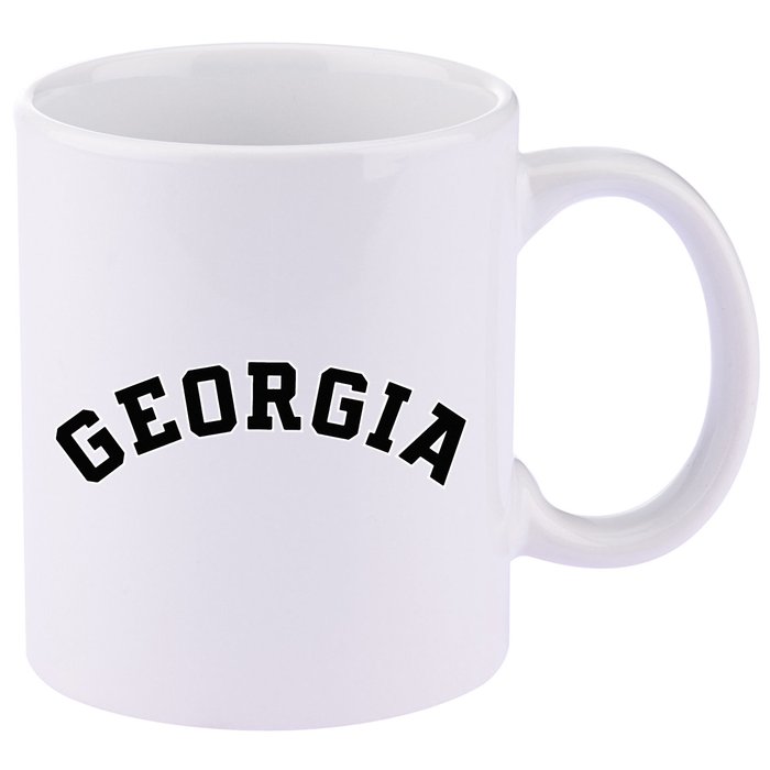 Georgia 11oz C Handle Ceramic Mug