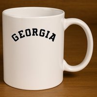 Georgia 11oz C Handle Ceramic Mug