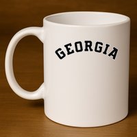 Georgia 11oz C Handle Ceramic Mug