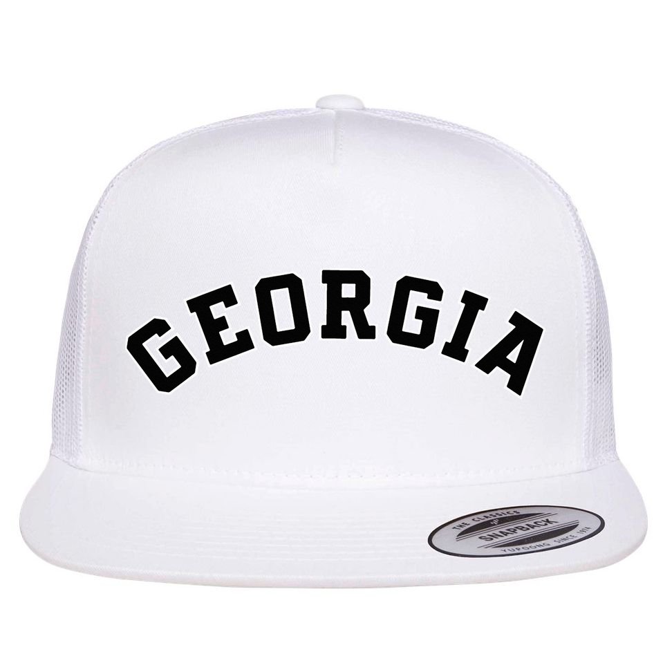 Georgia Flat Bill Trucker Hat