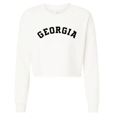 Georgia Cropped Pullover Crew