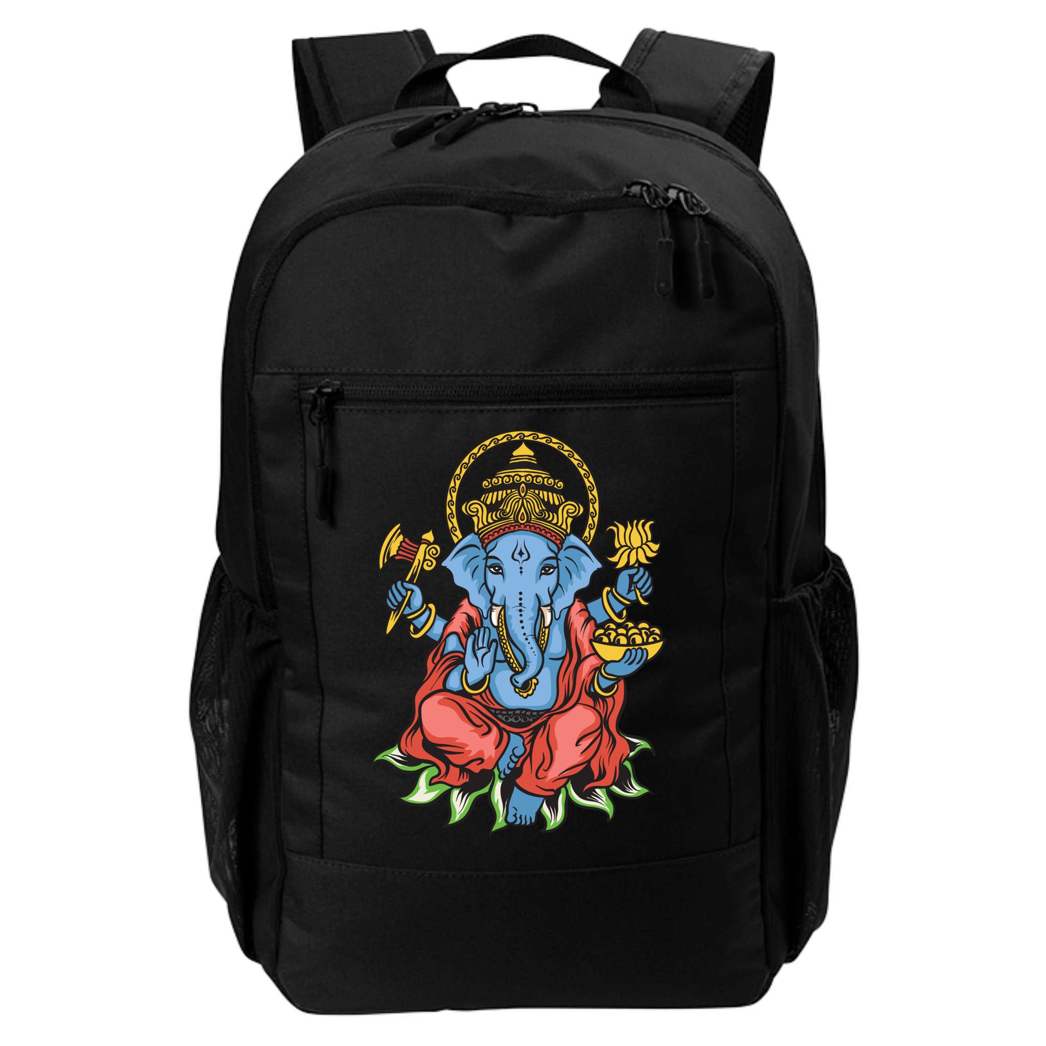 Ganesha God Elephant Gift Spiritual Hindu Yoga Meditation Great Gift Backpack