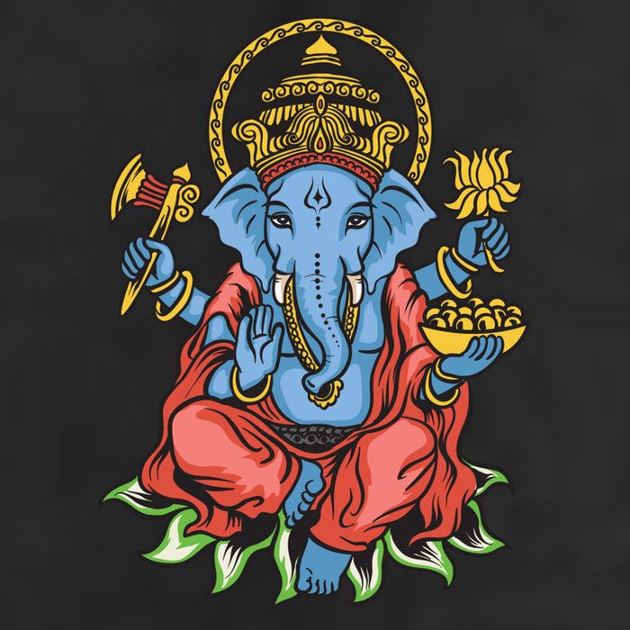 Ganesha God Elephant Gift Spiritual Hindu Yoga Meditation Great Gift Beanie