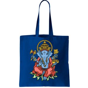 Ganesha God Elephant Gift Spiritual Hindu Yoga Meditation Great Gift Tote Bag