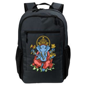 Ganesha God Elephant Gift Spiritual Hindu Yoga Meditation Great Gift Daily Commute Backpack