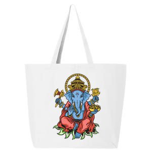 Ganesha God Elephant Gift Spiritual Hindu Yoga Meditation Great Gift 25L Jumbo Tote