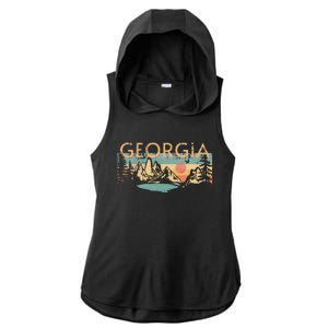 Georgia Ladies PosiCharge Tri-Blend Wicking Draft Hoodie Tank