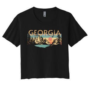 Georgia Women's Crop Top Tee