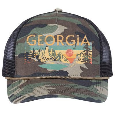 Georgia Retro Rope Trucker Hat Cap