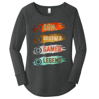 Gaming Gifts For Teenage 816 Year Old Gamer Women's Perfect Tri Tunic Long Sleeve Shirt