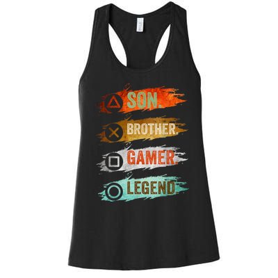 Gaming Gifts For Teenage 816 Year Old Gamer Women's Racerback Tank