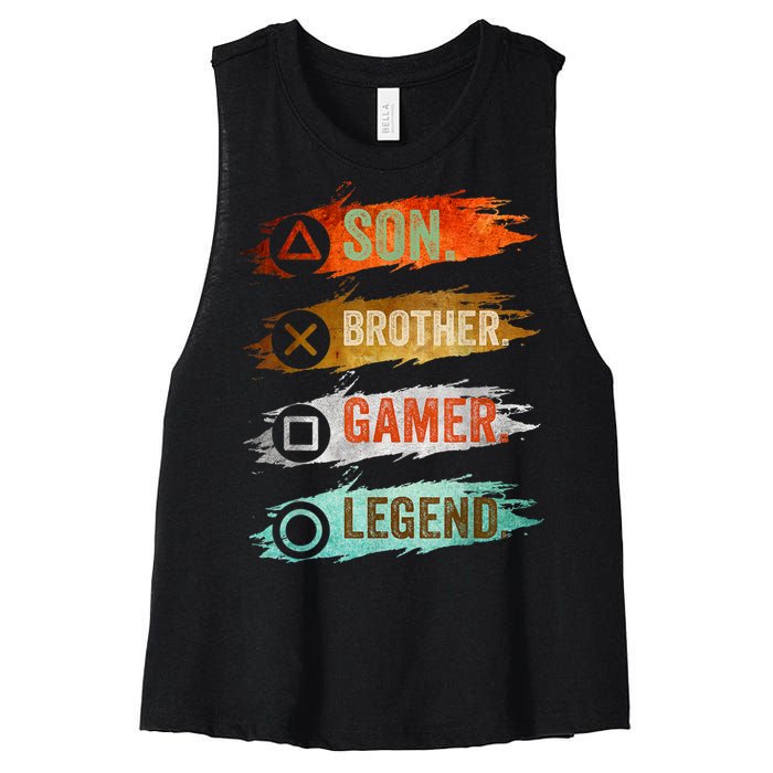 Gaming Gifts For Teenage 816 Year Old Gamer Women's Racerback Cropped Tank