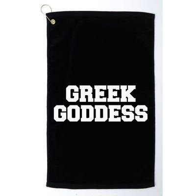 Greek Goddess Funny Fraternity College Frat Party Greek Golf Towel