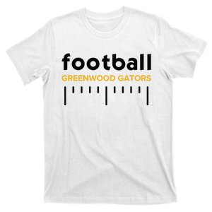 Greenwood Gators Football Lines Hs T-Shirt