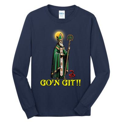 Gon Git Funny St Patricks Day Shamrock Irish Tall Long Sleeve T-Shirt