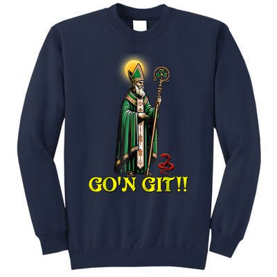 Gon Git Funny St Patricks Day Shamrock Irish Tall Sweatshirt