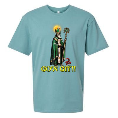 Gon Git Funny St Patricks Day Shamrock Irish Sueded Cloud Jersey T-Shirt