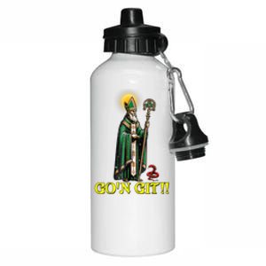 Gon Git Funny St Patricks Day Shamrock Irish Aluminum Water Bottle