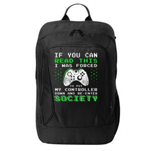 Gamer Gifts For Teen Boy If You Can Read This Video Game City Backpack