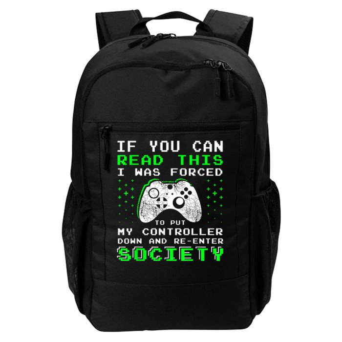 Gamer Gifts For Teen Boy If You Can Read This Video Game Daily Commute Backpack