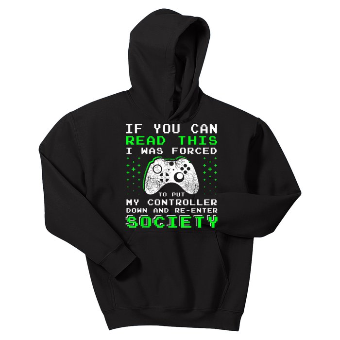 Gamer Gifts For Teen Boy If You Can Read This Video Game Kids Hoodie