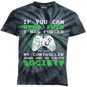 Gamer Gifts For Teen Boy If You Can Read This Video Game Kids Tie-Dye T-Shirt