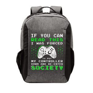 Gamer Gifts For Teen Boy If You Can Read This Video Game Vector Backpack