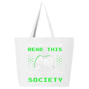 Gamer Gifts For Teen Boy If You Can Read This Video Game 25L Jumbo Tote