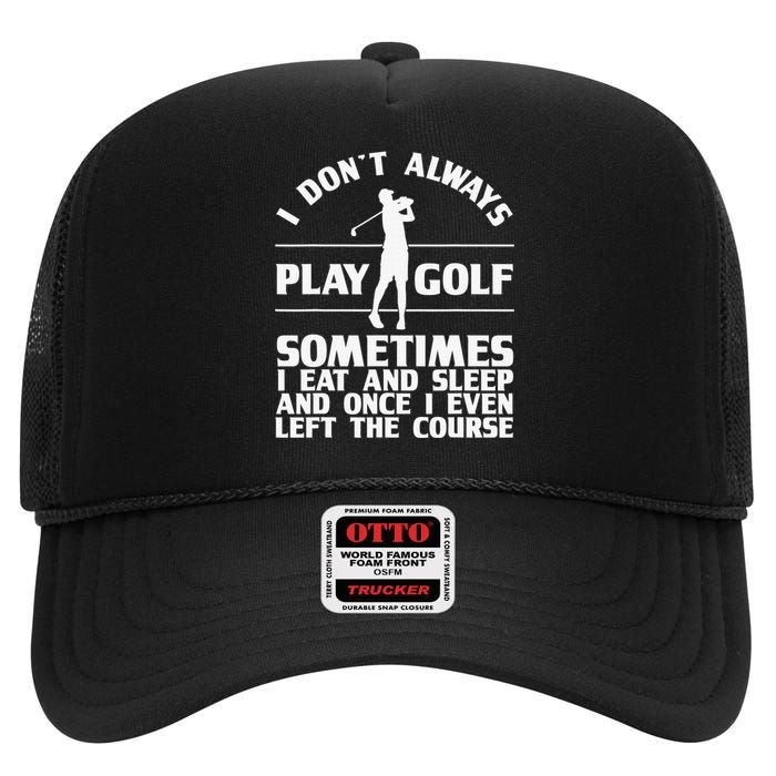 Golf Gifts For Golfer Funny Golfing Lovers Accessories High Crown Mesh Back Trucker Hat