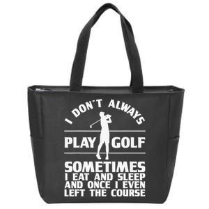 Golf Gifts For Golfer Funny Golfing Lovers Accessories Zip Tote Bag