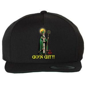 GOn Git Funny St Patricks Day Shamrock Irish Wool Snapback Cap