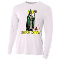 GOn Git Funny St Patricks Day Shamrock St Patty Party Iris Cooling Performance Long Sleeve Crew