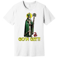 GOn Git Funny St Patricks Day Shamrock St Patty Party Iris Premium T-Shirt