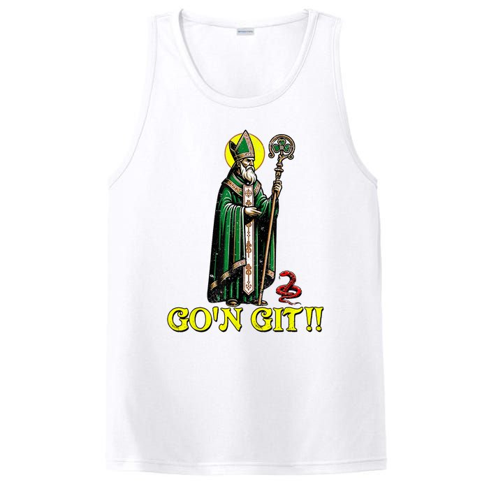 GOn Git Funny St Patricks Day Shamrock St Patty Party Iris PosiCharge Competitor Tank